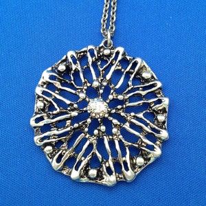 Tapani Vanhatalo silver plated pewter necklace Finland