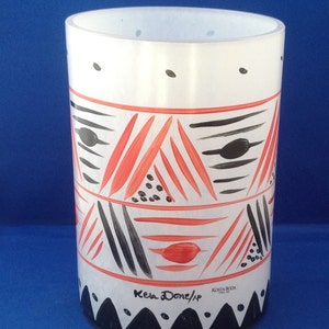 Kosta Boda Sweden Ken Done vase
