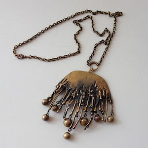 Pentti Sarpaneva necklace Bronze Finland Scandinavian