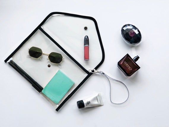 transparent envelope clutch