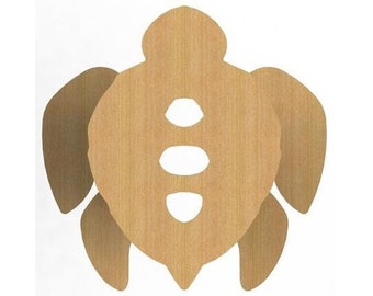 Sea Turtle Stool PLANS - 2D vector files included