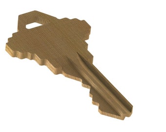 3D house key STL FILE for 3D CNC carving