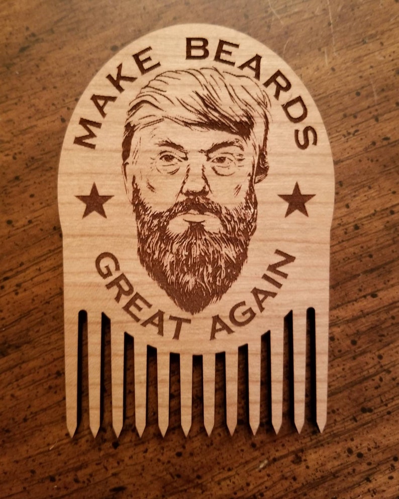 Beard Comb Make Beards Great Again Etsy