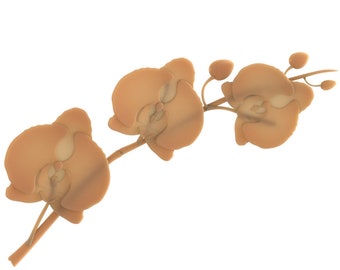 3D orchid STL FILES for 3D CNC carving