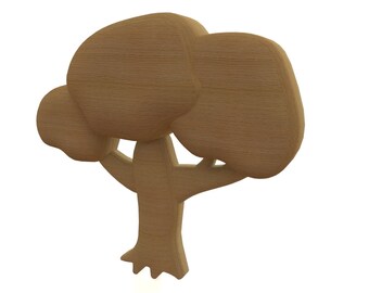 3D leafy trees STL FILES for 3D CNC carving