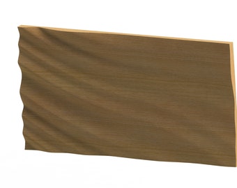 3D wavy flag TEXTURES stl FILES for 3D CNC carving