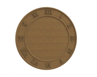 3D clock faces STL FILES for 3D CNC carving