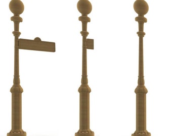 3D street sign STL FILES for 3D CNC carving