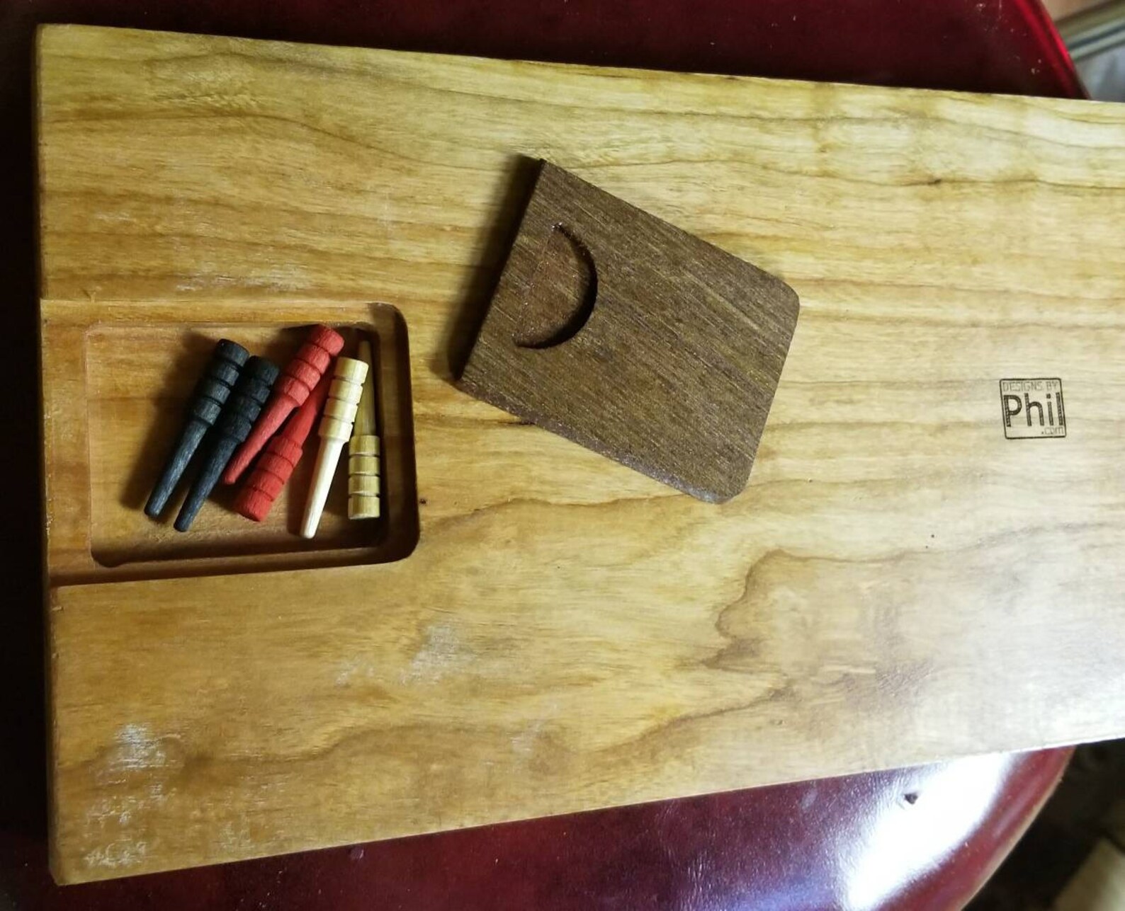 Cabina de ciervos 2 Cribbage tabla | Etsy