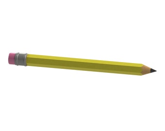 3D pencil, crayon, and paint brush STL FILES for 3D CNC carving