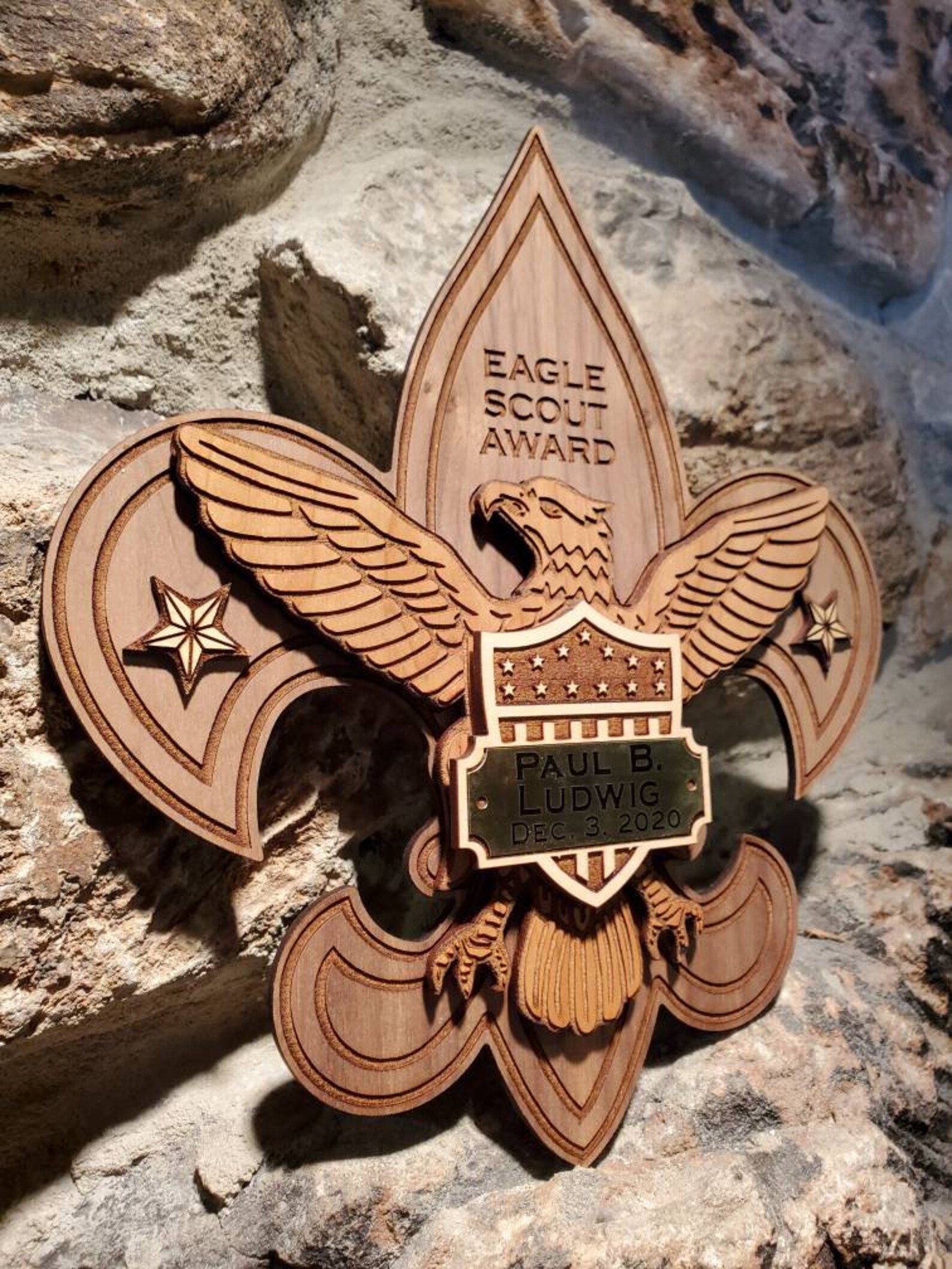 Personalized Eagle Scout Inspired Award or Scout Plaque Etsy