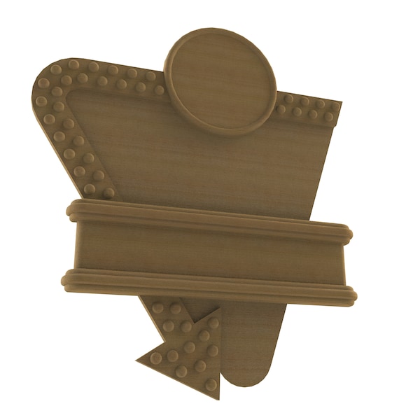 El restaurante estilo años 50 en 3D firma archivos STL para tallado CNC en 3D