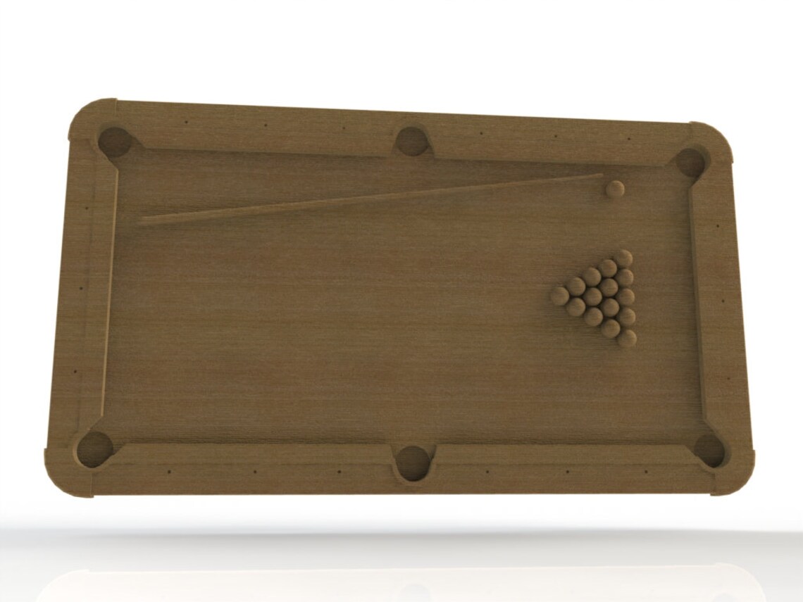3D pool table sign panels STL FILES for 3D CNC carving Etsy