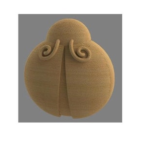 3D Ladybug STL FILE for 3D CNC carving