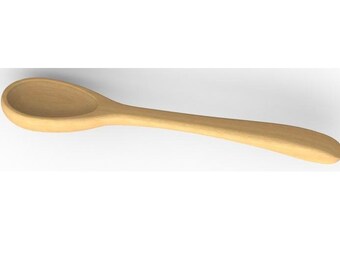 3D eating spoons STL FILES for 3D CNC carving