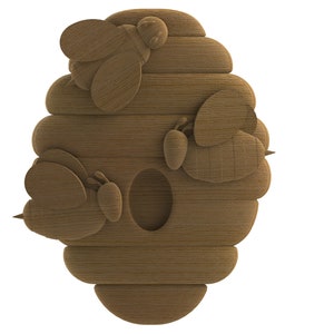 3D Bee Hive STL FILES for 3D CNC Carving - Etsy