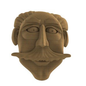 3D face 2 STL FILE for 3D CNC carving