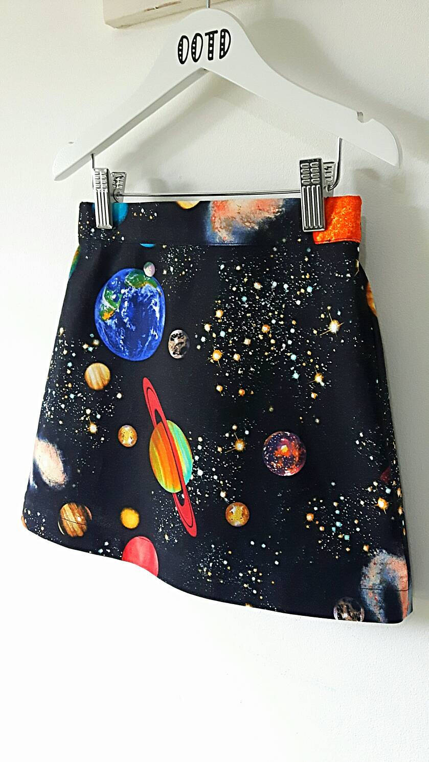 Girls Skirt A-line Skirt Space Skirt Astronomy Skirt - Etsy UK