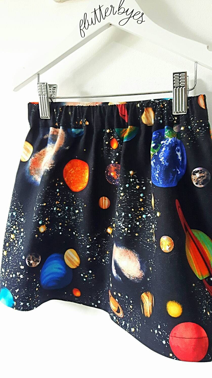 Girls Skirt A-line Skirt Space Skirt Astronomy Skirt - Etsy UK
