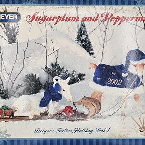 その他 C. BREYER 2002 Sugarplum and Peppermint Holiday Horse 2002 - Sugarplum and Peppermint | BreyerHorseRef