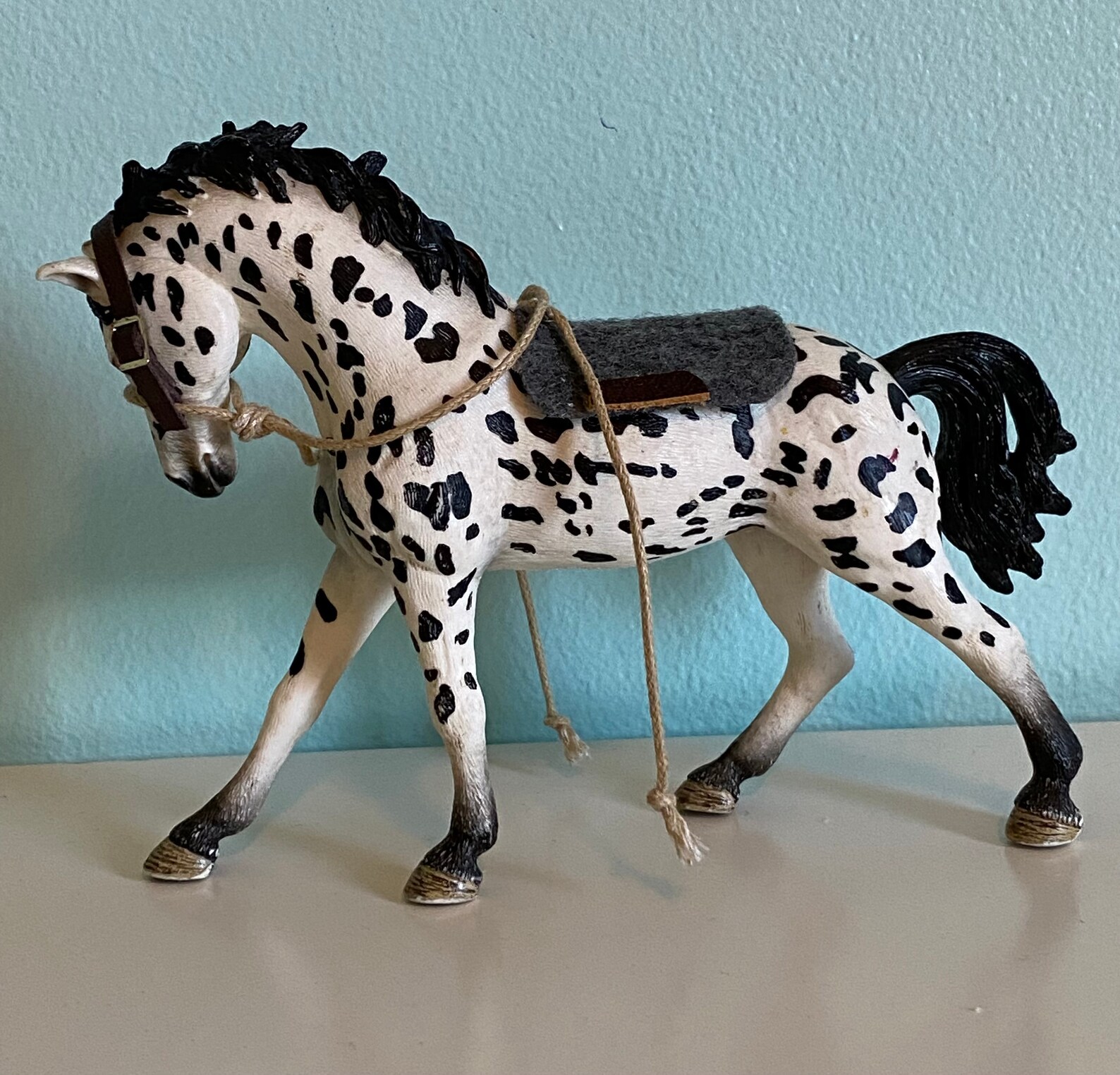 Schleich Horse Western Saddle Pad & Bosal Bridle Etsy