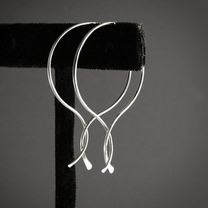 Silver Hoop Earrings,Hammered Silver Hoops,Hammered  Earrings,Silver Hoops,Large Silver Hoops,Modern Silver Hoops,Medium Hoops,Hoops Silver