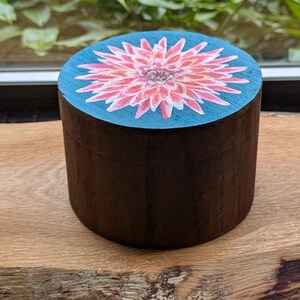 花柄の小物入れ、美しい花嫁介添人へのギフト、彼女への手作りギフト、友人へのパーソナライズされたギフト
