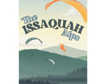 The Issaquah Alps Travel Local Poster
