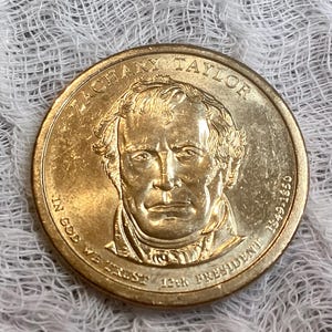 Zachary Taylor Coin - Etsy