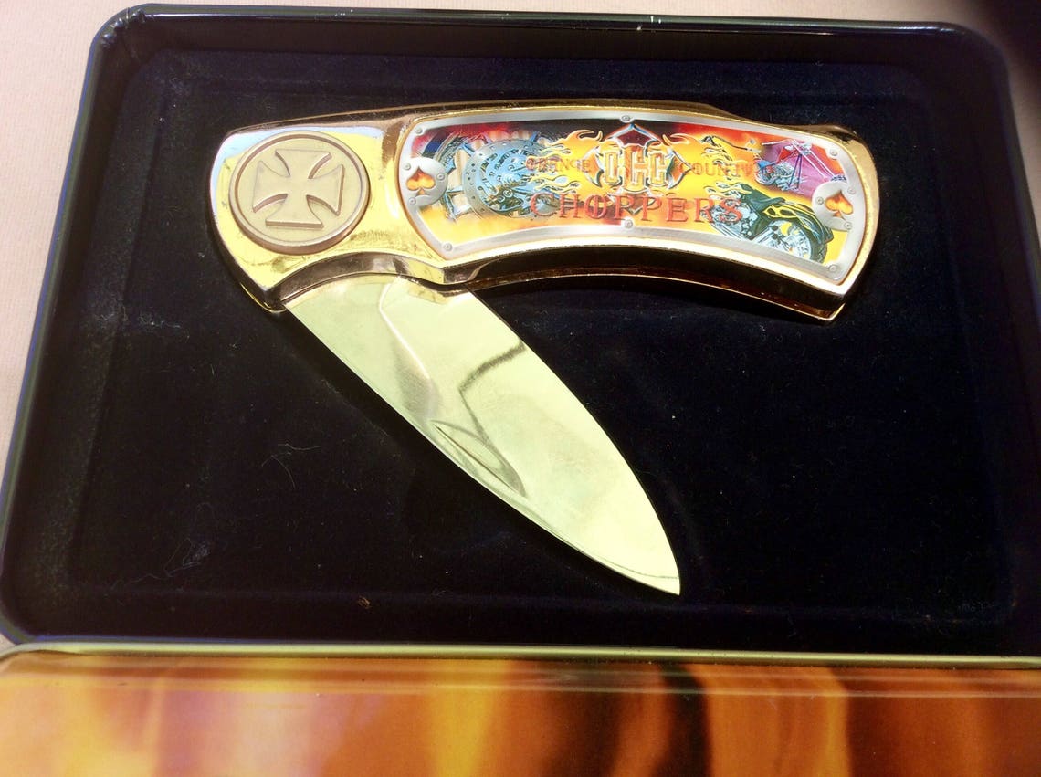 Knife Orange County Choppers Knife Etsy