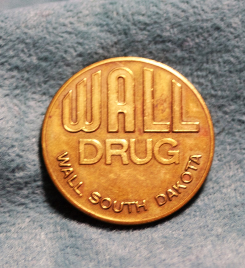 Coin, Ted Husteads Cowboys Wall Drug South Dakota Coin Etsy
