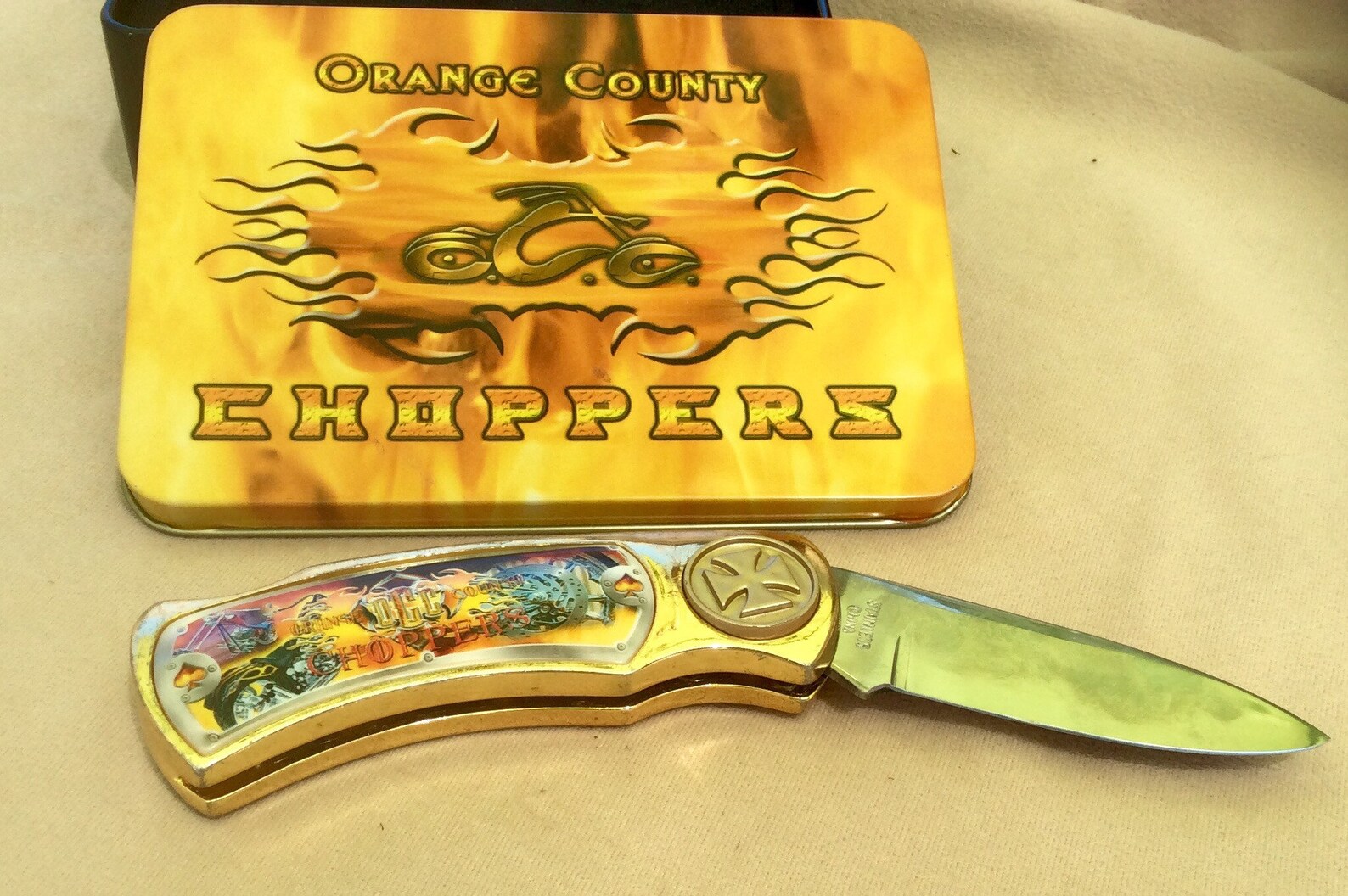 Knife Orange County Choppers Knife Etsy