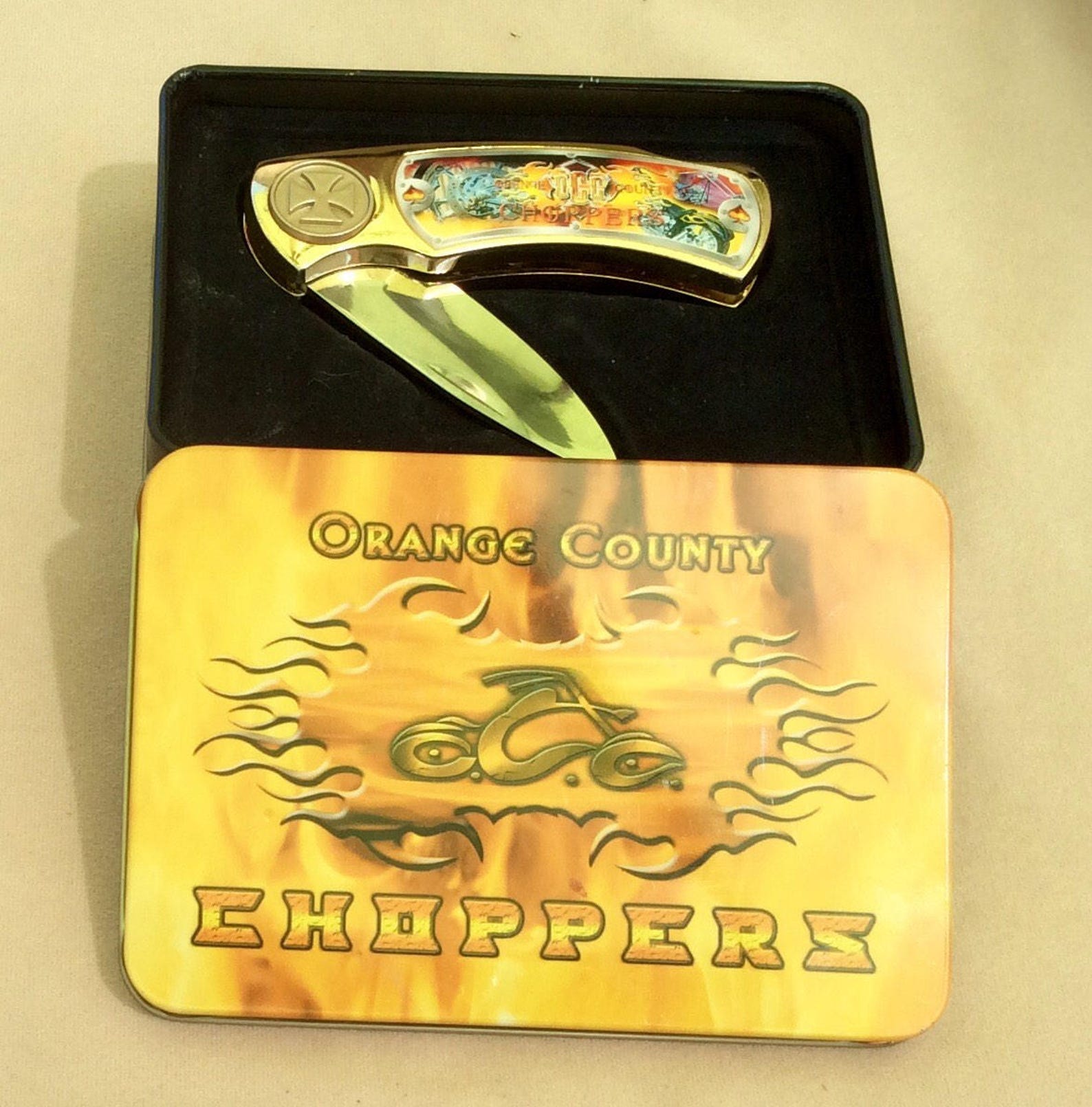 Knife Orange County Choppers Knife Etsy