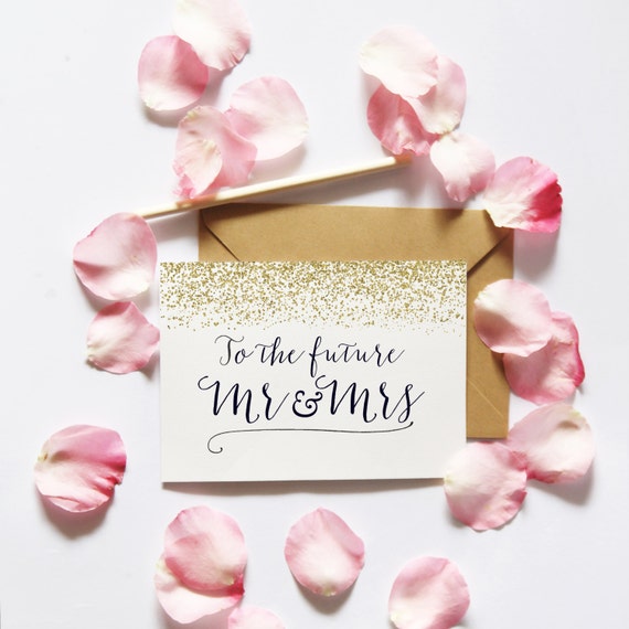 Printable Engagement Card Future Mr And Mrs Card Engagement Etsy Singapore