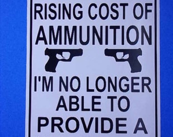Metal Plate Sign Warn Here See Daughter Gun No Humor Cave Wall Home Decor Tin