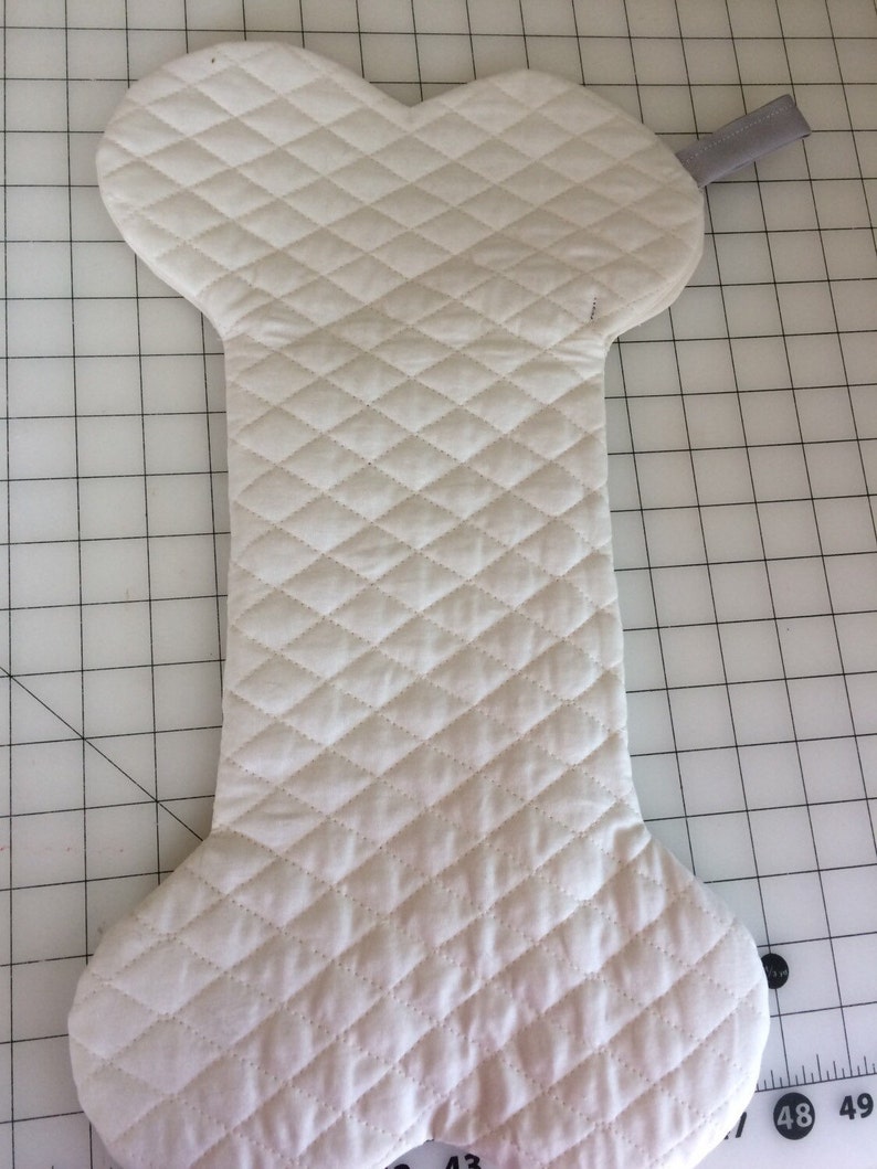Handmade and Fully Lined Dog Bone Christmas Stocking
