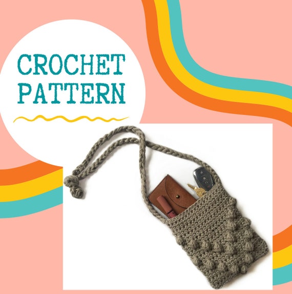 Boho Bobble Bag Crochet Pattern | Etsy