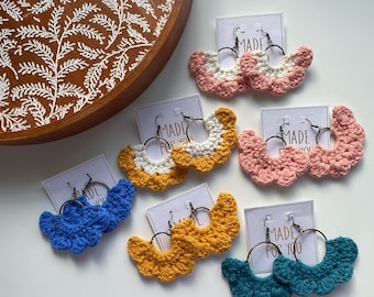 Ainsley Crochet Earrings - Pattern