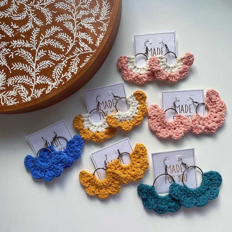 Ainsley Crochet Earrings Pattern image 1