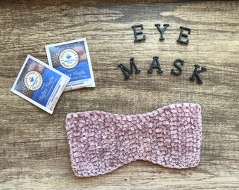 Crochet Velvet Eye Mask Pattern