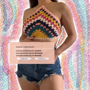 Rhiannon Halter Top Crochet Pattern image 2