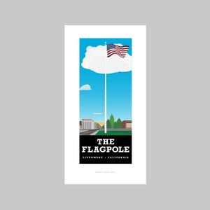 The Flagpole print