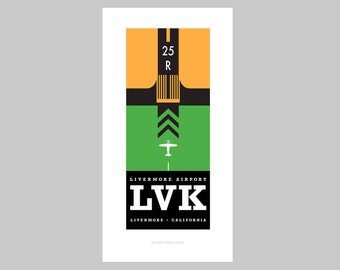 Livermore Airport (LVK) print