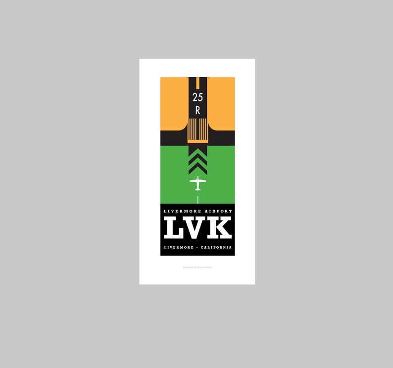 Livermore Airport LVK print image 1