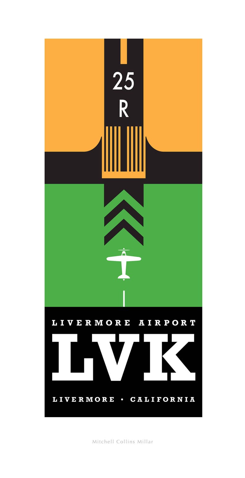 Livermore Airport LVK print image 2