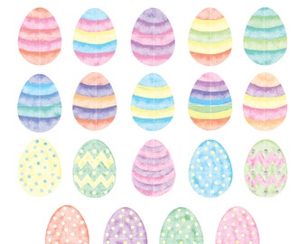 Easter Stickers Watercolor Eggs Women Outdoor Sun Block Soft Long Arm Sleeve Fingerless Gloves