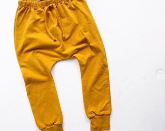 yellow infant pants
