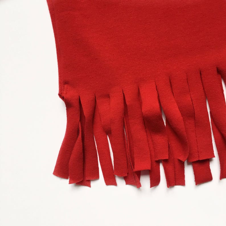 Baby girl red fringe shirt boho girl top red 34 sleeve shirt toddler handmade top trendy girl clothes hippie baby toddler gift