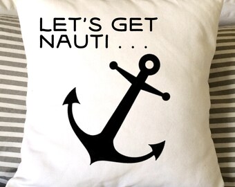 Anchor Pillow Etsy