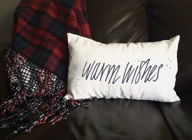 Warm Winter Wishes Lumbar Pillow with Tufting & Embroidered Birds main image 0